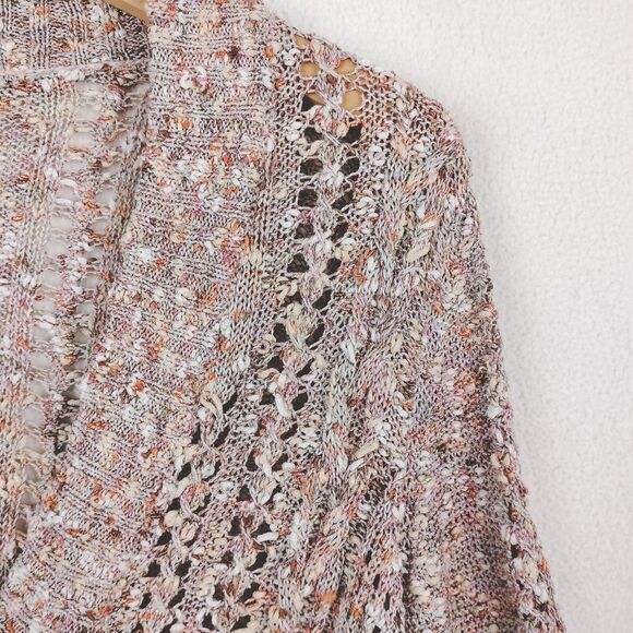 Rag & Bone Cardigan Sweater Women Size Medium Beige Button Up Chunky Loose Knit - Picture 5 of 16